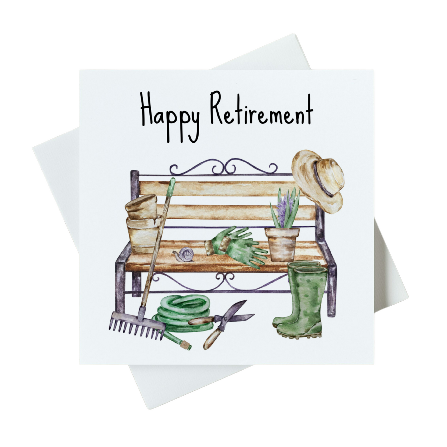 Happy Retirement Gardening Card