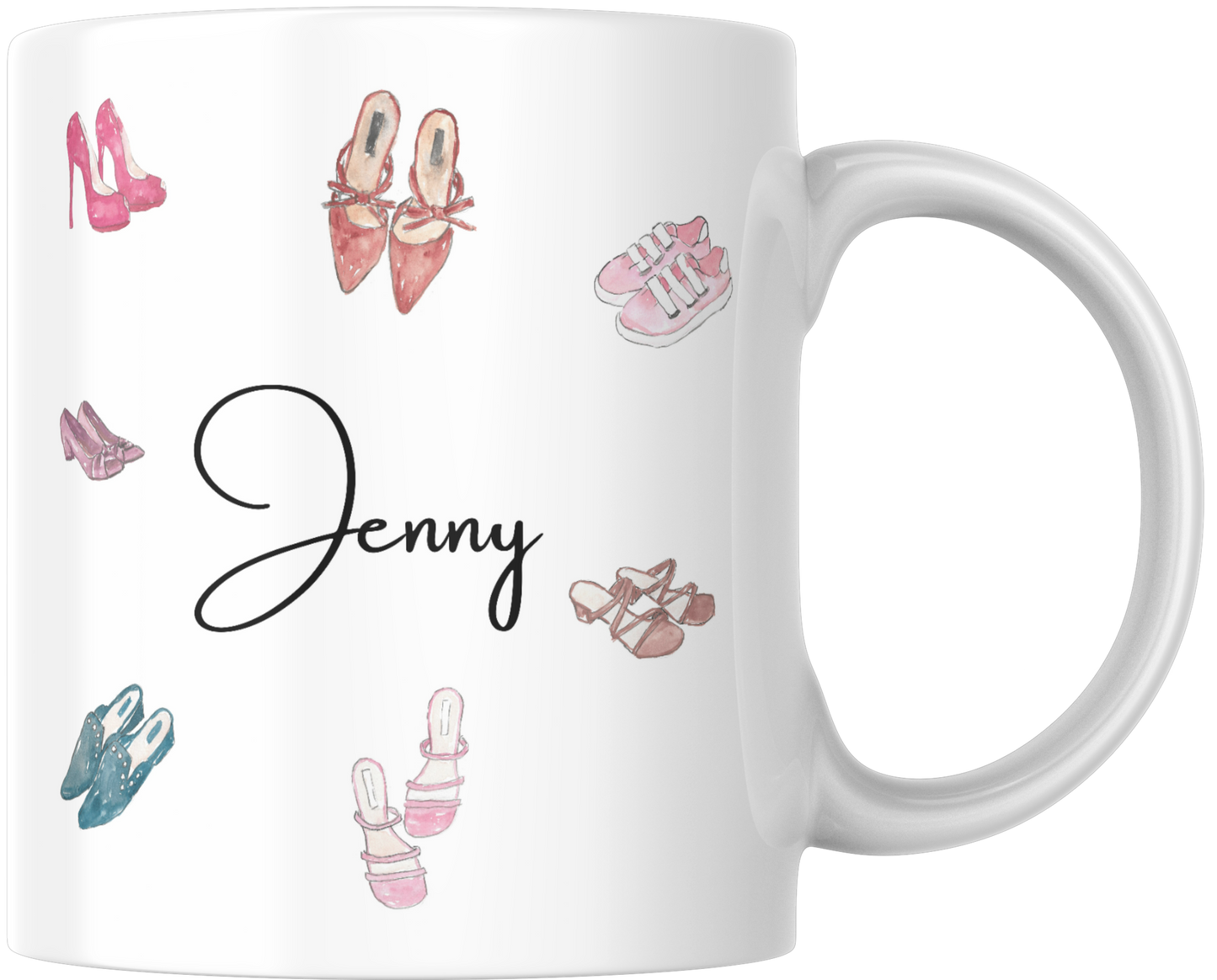 Personalised Shoes Gift Mug