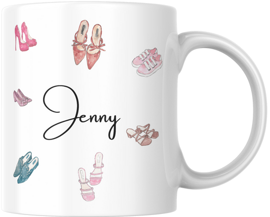 Personalised Shoes Gift Mug