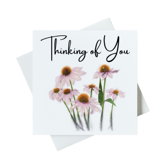 Thinking Of You Flower Card