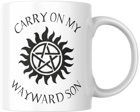 Carry On My Wayward Son Gift Mug